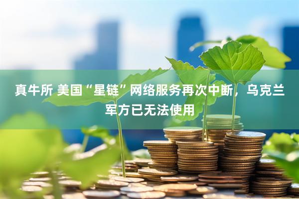 真牛所 美国“星链”网络服务再次中断，乌克兰军方已无法使用