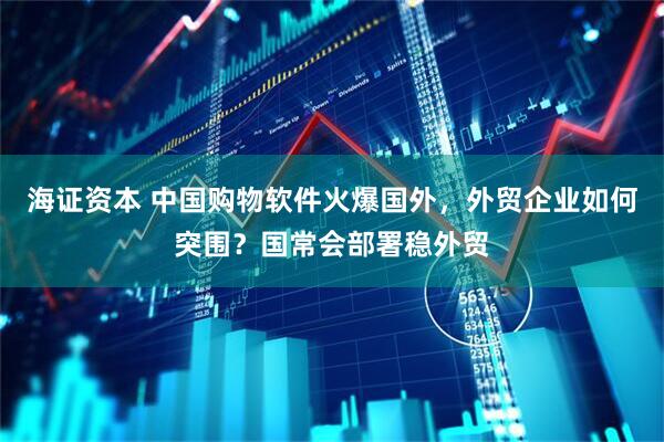 海证资本 中国购物软件火爆国外，外贸企业如何突围？国常会部署稳外贸